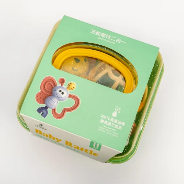 Teether Rattle Packaging Rattle Teether 11 Pieces – Babur Baksho